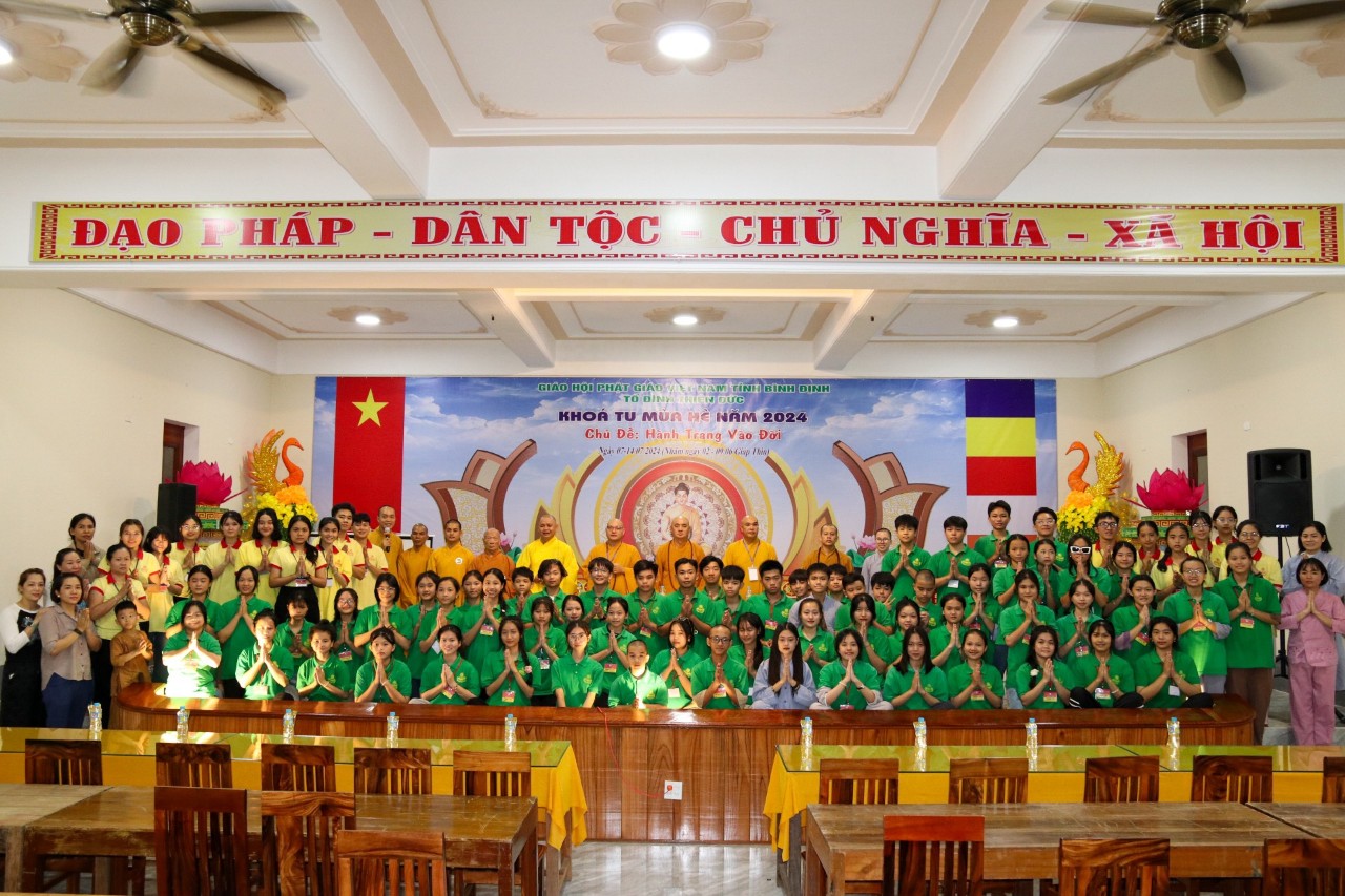 Bế mạc khóa tu mùa hè “Hành Trang Vào Đời” năm 2024.